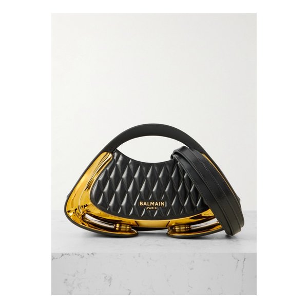 졸리 마담 스몰 골드톤 퀼팅 숄더 백 블랙 46376663162840134