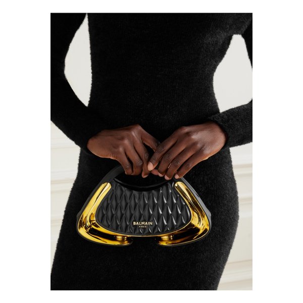 졸리 마담 스몰 골드톤 퀼팅 숄더 백 블랙 46376663162840134