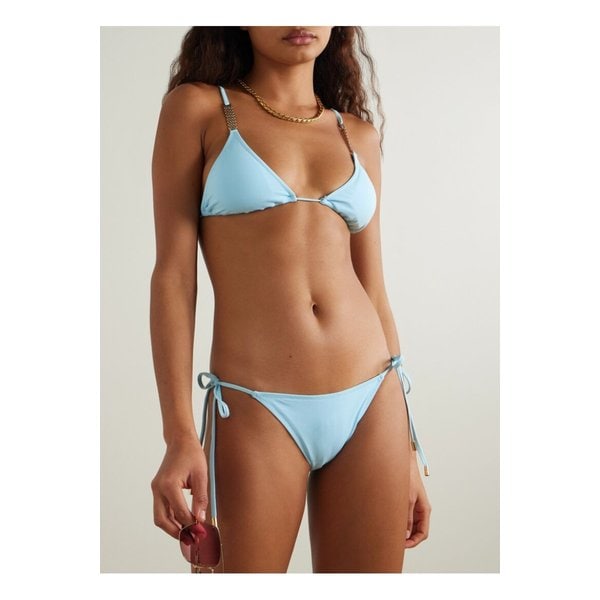 멜리사 오다바시 몰디브 장식 비키니 브리프 블루 46376663162895099