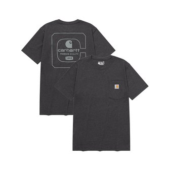 칼하트 포켓 그래픽 반팔티셔츠 107045