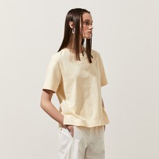 Basic Cotton T-shirt_CREAM