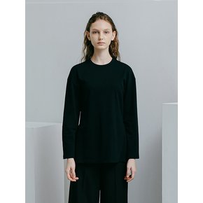 SIDE VENT LONG SLEEVE (BLACK)