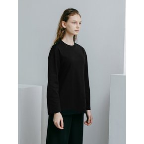 SIDE VENT LONG SLEEVE (BLACK)