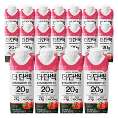 더단백 드링크 딸기 250ml 18개 / 단백질 프로틴 보충 음료