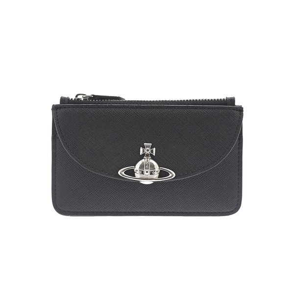 사피아노 플레인 하프 문 카드지갑 5402000CW_S0021_N401_BLACK