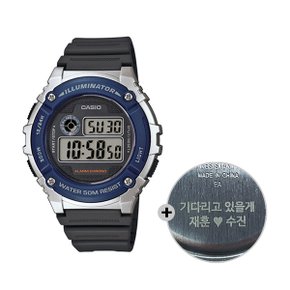 (무료각인) 카시오 군인 시계 군대 전자 W-216H-2A