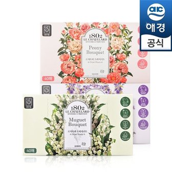 애경 [1+1] 르샤트라 건조기용 섬유유연제 40매 (총 80매)+리큐 300ml 2개