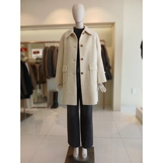 CC콜렉트 [여주점] 씨씨콜렉트 수리알파카싱글버튼미디코트 E254msg160