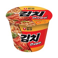 농심 김치 큰사발면 112g 16개