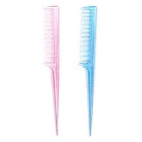 헤어빗 헤어 브러쉬 미용실 머리빗 꼬리빗 랜덤 23cm 메이크업도구