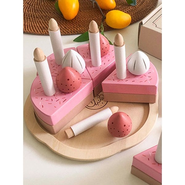 원목 생일케이크