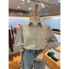레코브 스트라이프 자수 남방(LC31E3NB513X)