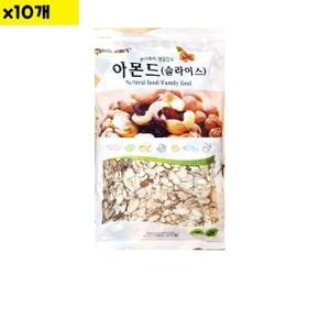 식자재 식재료 도매 아몬드 슬 비앤지 1Kg x10개 (WDA80B9)