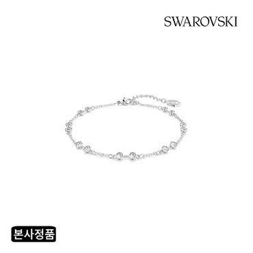 스와로브스키 [본사정품/쇼핑백증정] Remix Strand 로듐 팔찌 M 5663545