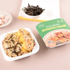 포켓도시락 간편식사 즉석밥 냉동도시락 곤드레나물잡곡밥 씨앗담은 닭가슴살볼 10팩