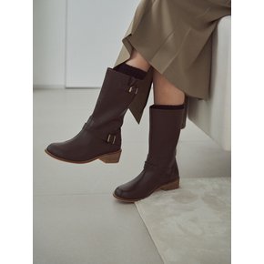 [단독]Buckle Middle Boots (3colors)