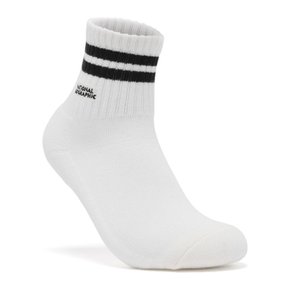 N265ASO040 스트라이프 미들 삭스 BLACK