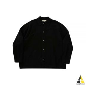 스튜디오 니콜슨 24 PALM 12GG KNITTED SHIRT - DARKEST NAVY (1159) (팜 니트