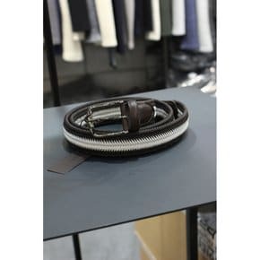 이태리직수입 2COLOR 투톤배색 스판꽈배기벨트 f-abelt52
