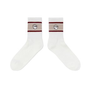 버킷 와펜 베이직 크루삭스 IVORY M6343PSC03IVY