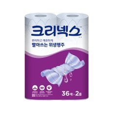 크리넥스 빨아쓰는 위생행주 36매 2롤