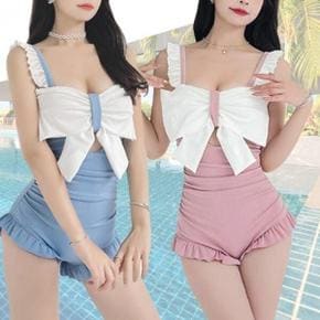 /이룸 모노 키니 수영복 원피스 비키니 수영장 셔링