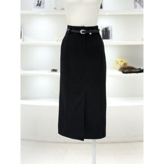 듀엘 [여주점] 벨티드 울 스커트 (D244MSD053)