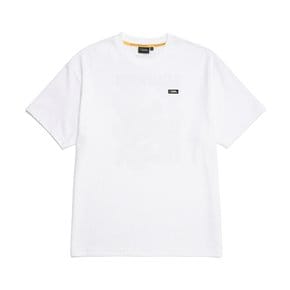 N222UTS983 동물 컨셉 그래픽 반팔 티셔츠 WHITE