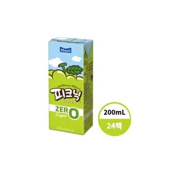  매일유업 피크닉 청포도 제로 200ml 24개