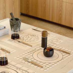 [무케/공식수입] 포드바쉐_뮤던 사각 테이블매트 meudon Table Mat 프랑스식탁매트
