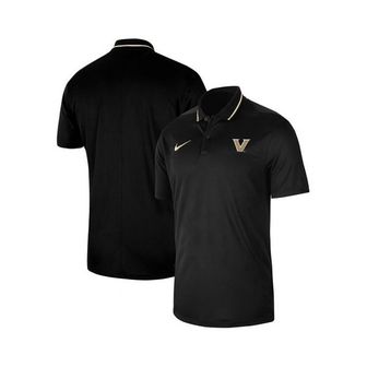 나이키 맨즈 블랙 Vanderbilt Commodores 2023 사이드라인 코치 퍼포먼스 폴로셔츠 카라티 셔츠