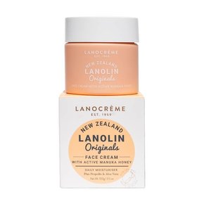 뉴질랜드 Lanocreme 라놀린 오리지널 페이스 크림 위드 마누카 허니 모이스쳐 100g