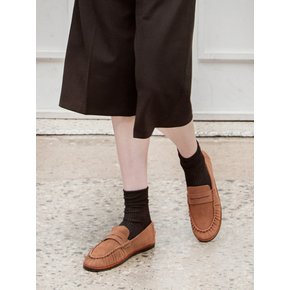 [단독]Carson 카슨 카우레더 스웨이드 페니 로퍼_L347_4colors_1.5cm
