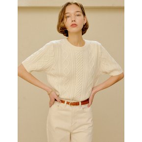 로우 케이블 울 니트 / ROWE CABLE WOOL KNIT(4colors)