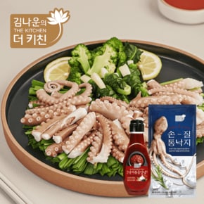 손질 통낙지(3미) 280gX5팩+매콤 낙지볶음 소스 1통