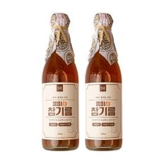 순수 통참깨 저온압착 풍미 참기름 350ml x 2병