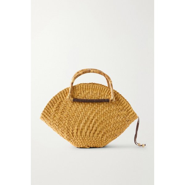 가죽 트리밍 스트로 토트백 샌드 46376663163043972