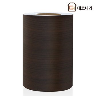 데코나라 EWB-07 다크 브라운 나무무늬 몰딩시트지 고정폭25cm / 원목시트지 셀프인테리어 셀프리폼