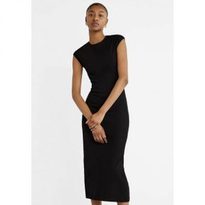 4429980 Stradivarius MIDI - Jumper dress black