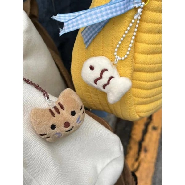 고양이 생선 키링 세트