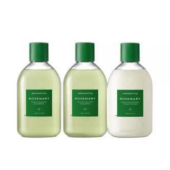  AROMATICA 아로마티카 로즈마리 스칼프 스케일링 샴푸 400ml*2+컨디셔너