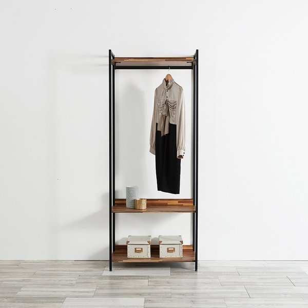 [동서가구] 쏘노 시스템 드레스룸 800 1단 행거 옷장 DF911331