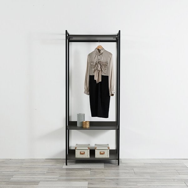 [동서가구] 쏘노 시스템 드레스룸 800 1단 행거 옷장 DF911331