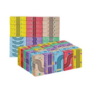 [블록퍼즐] 종이벽돌블럭2종 60pcs(2420set)