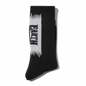 Black Graphic Socks_CALAX25102BKX