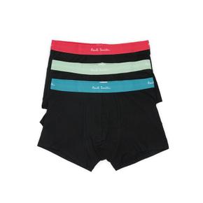 남성 트렁크 3PK 브라이트 밴드 언더웨어 블랙 M1A914P3PK-74