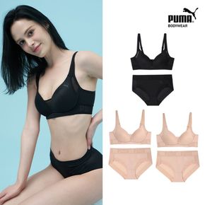 푸마 얼티밋 브라 6종 패키지(브라3종+팬티3종)(스킨2, 블랙1)..[36068324]