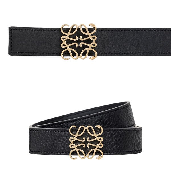 [부산점] 25FW 블랙 골드 아나그램 리버시블 벨트 E821Z26X08 1206