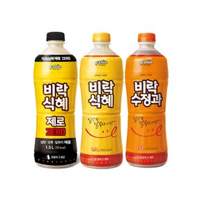 전통음료 1.5L PET 1+1+2 4개 골라담기 제로식혜 식혜 수정과