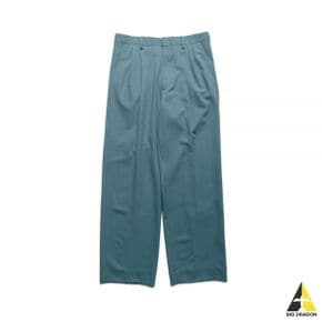 오라리 24SS HARD TWIST WOOL DOBBY SLACKS BLUE GRAY (A24SP02KW) (하드 트위스트 울